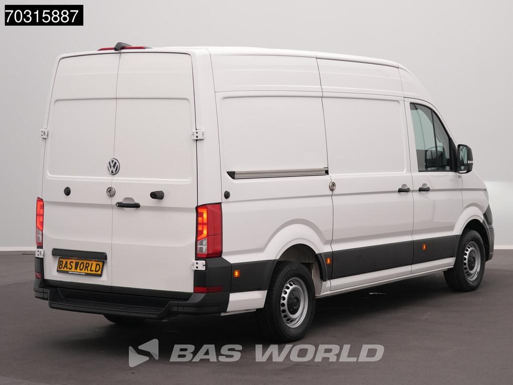 Volkswagen E-Crafter 136pk Elektrisch 115km WLTP 35,8kWh L3H, Auto's, Stof, Gebruikt, Wit, Parkeersensor