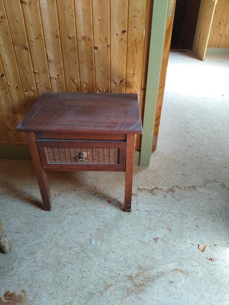 nachtkastje, Ophalen, Gebruikt, Hout