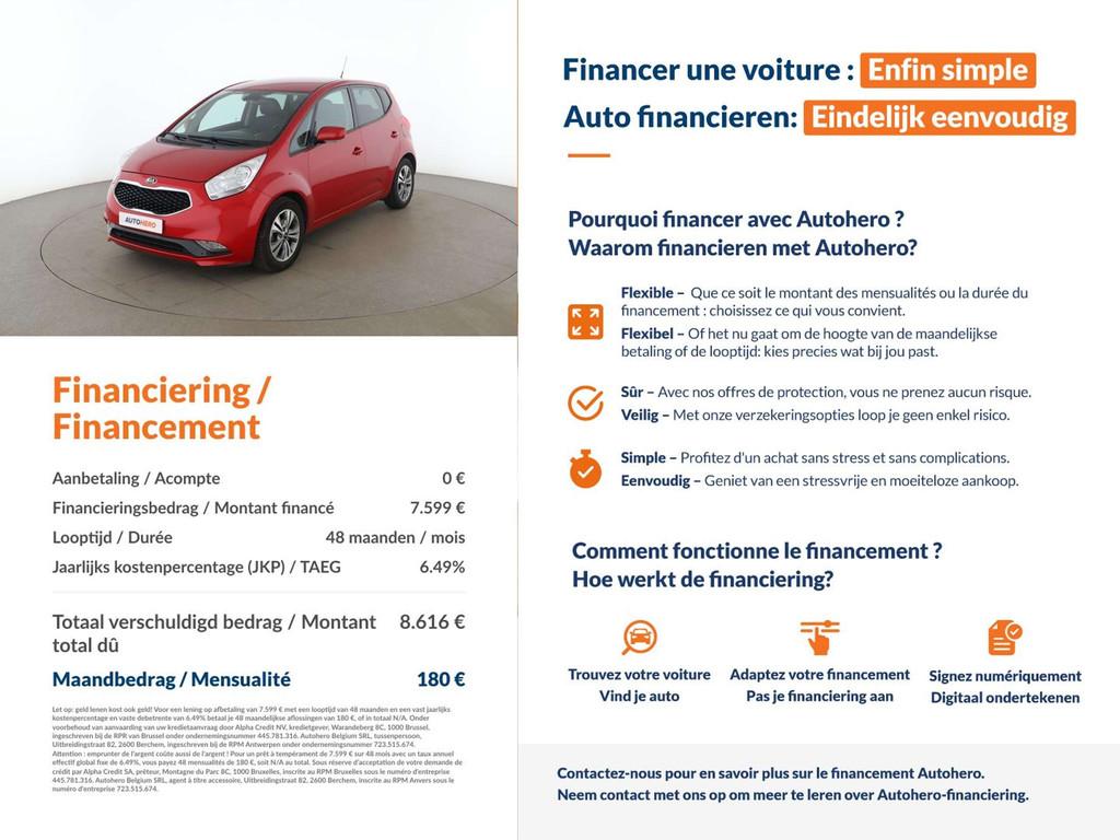 Kia Venga 1.6 Dream Team (année de construction 2018), Autos, Kia, Rouge, Euro 5, Achat, Boîte manuelle