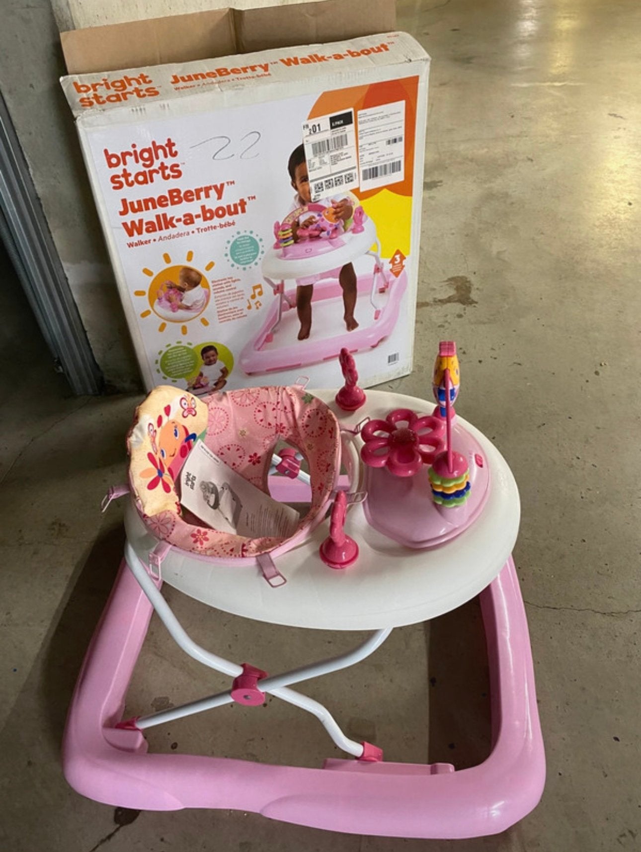 Trotteur pour bebe, Enlèvement, Comme neuf