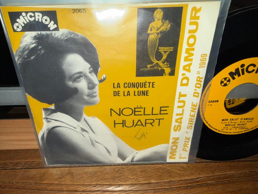 Mon Salut D'Amour - La Conquete De La Lune, Pressage original, Enlèvement ou Envoi, Single, Comme neuf
