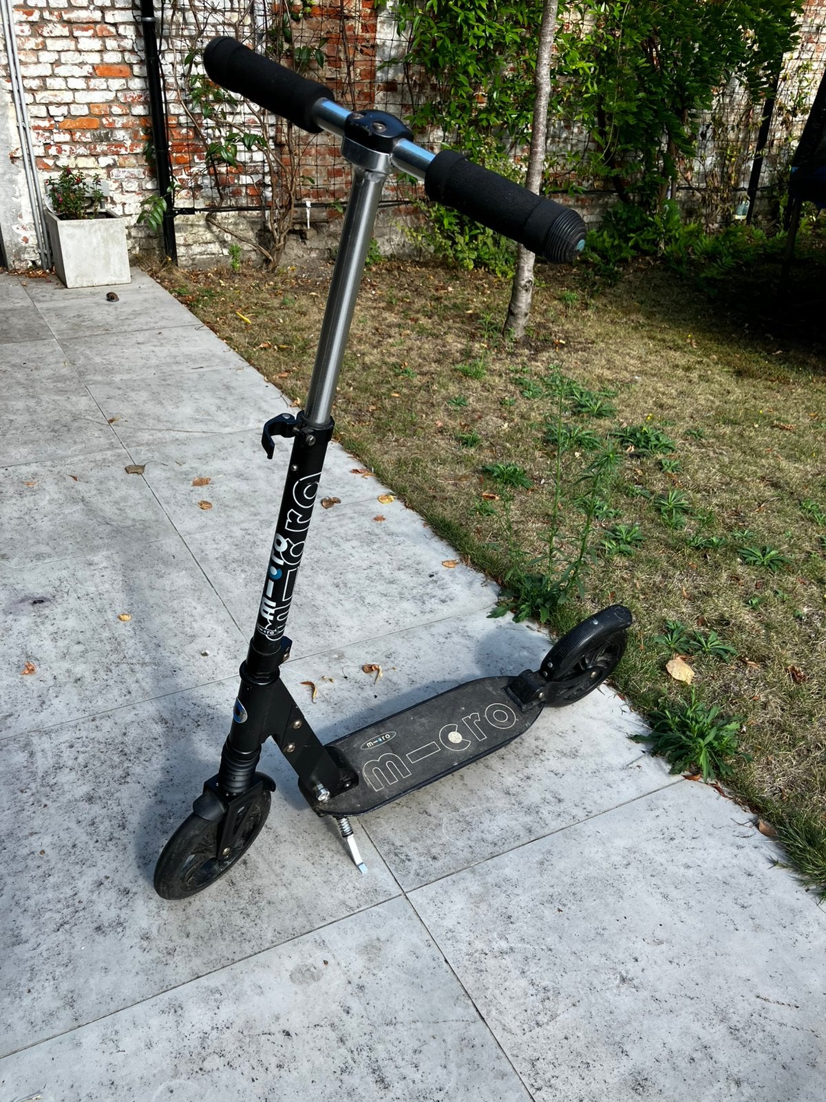 Twee Micro Suspension - 2-wiel vouwsteppen - Zwart, Fietsen en Brommers, Ophalen, Gebruikt, Gewone step, Micro