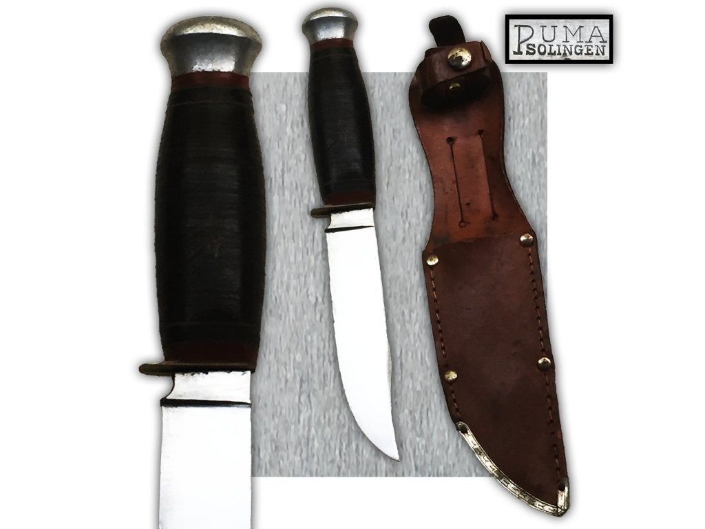 🚨Rare COUTEAU POGNARD PUMA 02 Post WW2 Original, Enlèvement ou Envoi, Armée de terre, Couteau ou Poignard