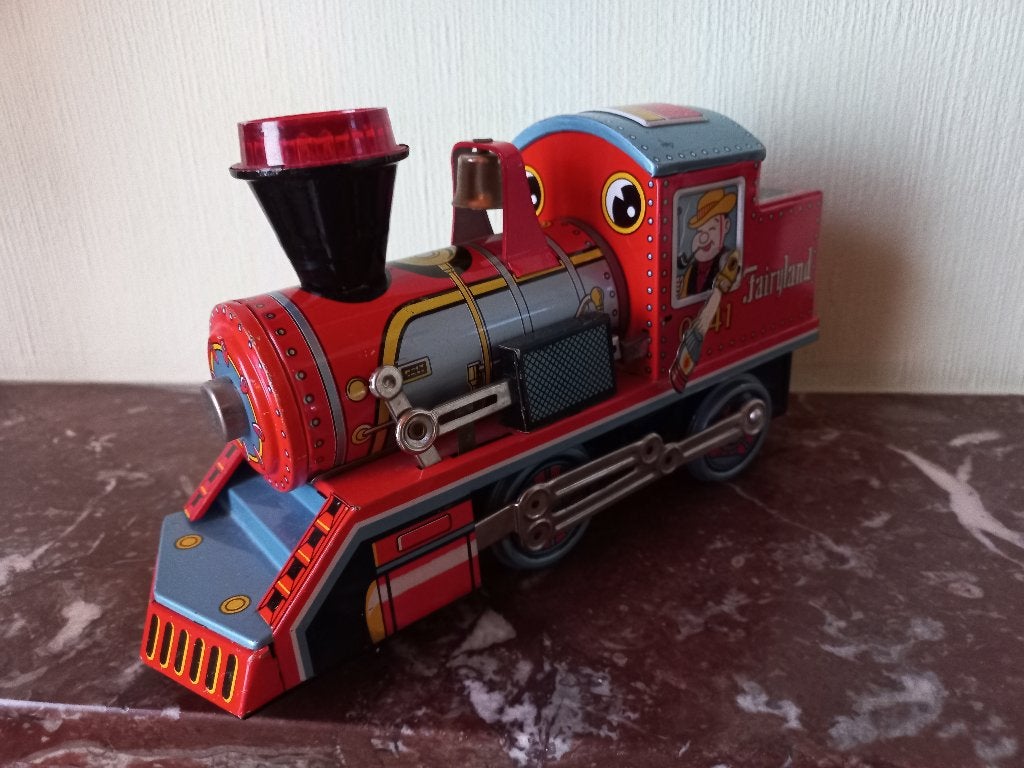 Locomotief (fairyland loco) tin-toy 1950's-1960's, Enlèvement ou Envoi, Autres types