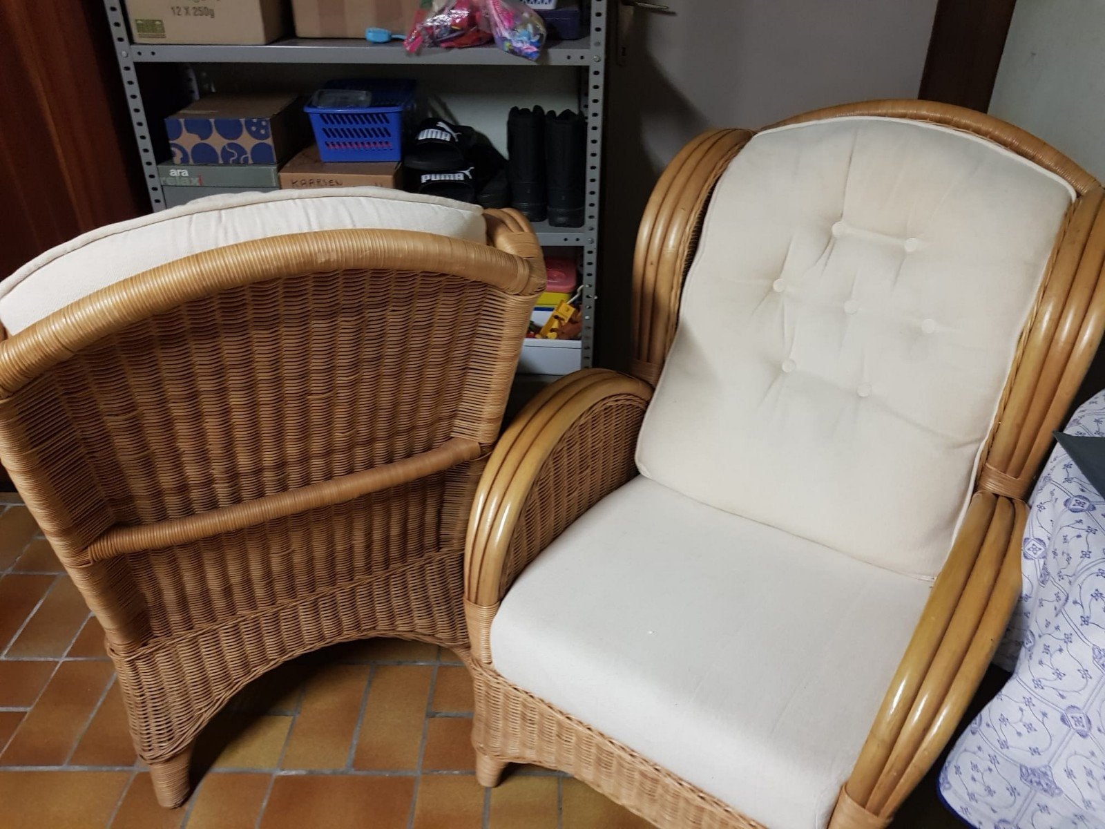 rieten zetels, Huis en Inrichting, Ophalen
