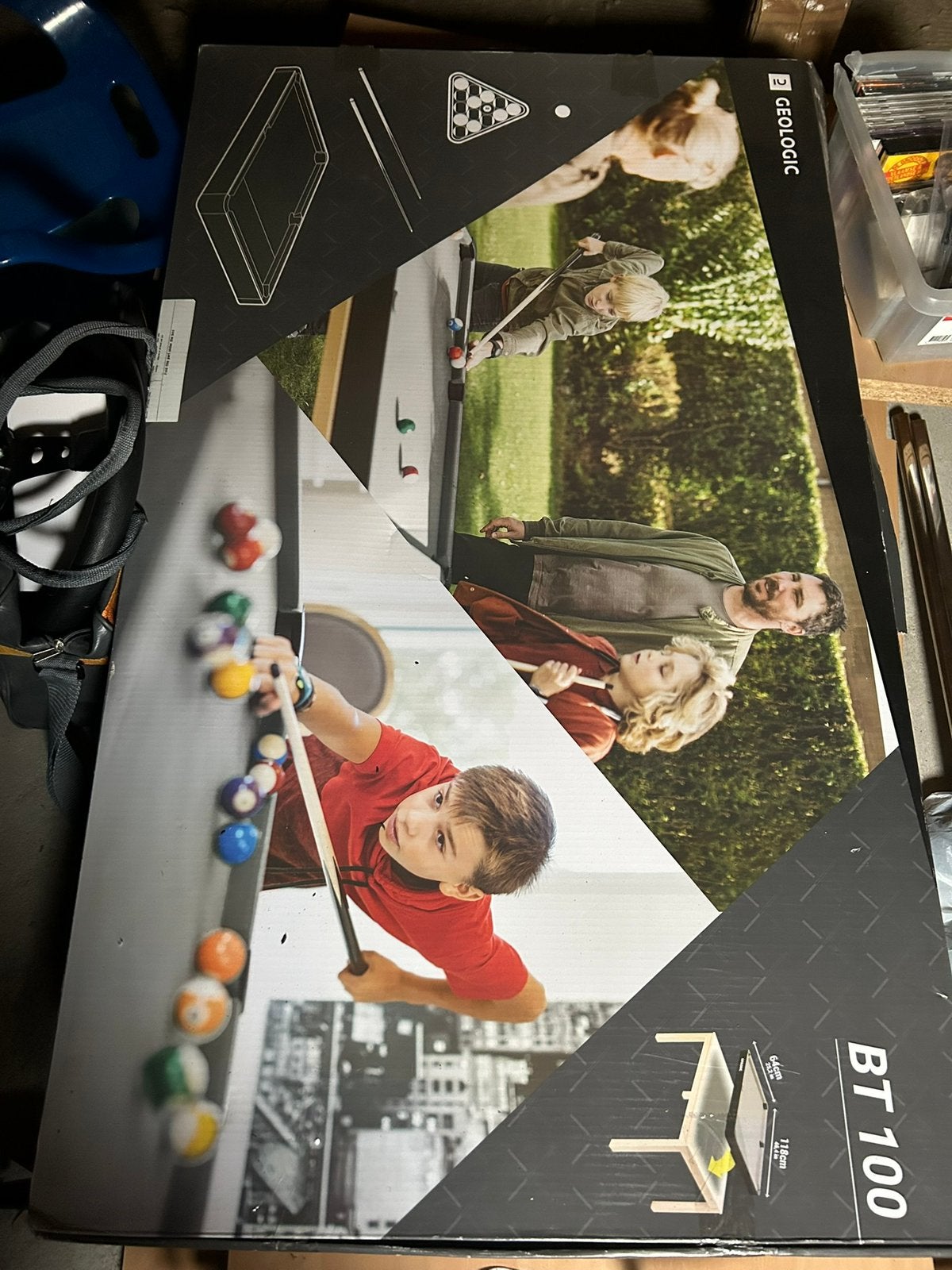 Pooltafel inTafelmodel, Ophalen, Zo goed als nieuw, Pooltafel