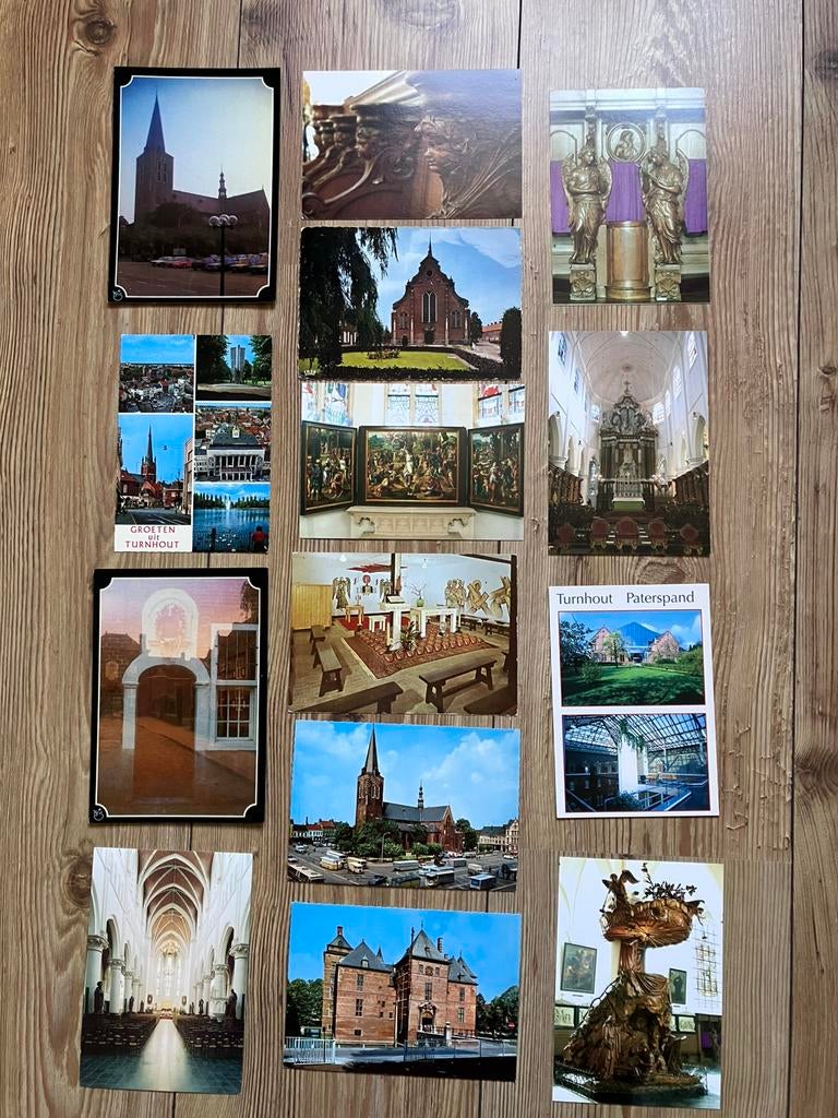 Turnhout - Lot 14 postkaarten, Verzamelen, Ophalen