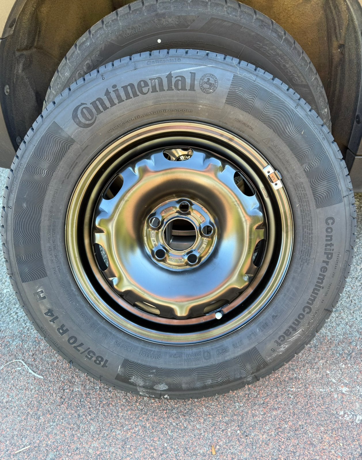 Reservewiel Polo Steekmaat 5x100 naafdiameter 57.1 mm nieuw, Auto-onderdelen, Ophalen, 14 inch, Banden en Velgen, Nieuw