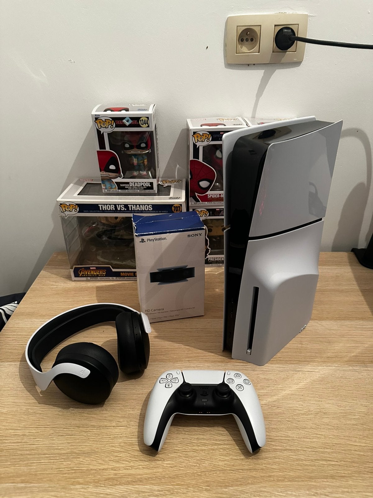 Ps5 slim disc edition PS5 BUNDEL, Ophalen of Verzenden, Zo goed als nieuw, Playstation 5