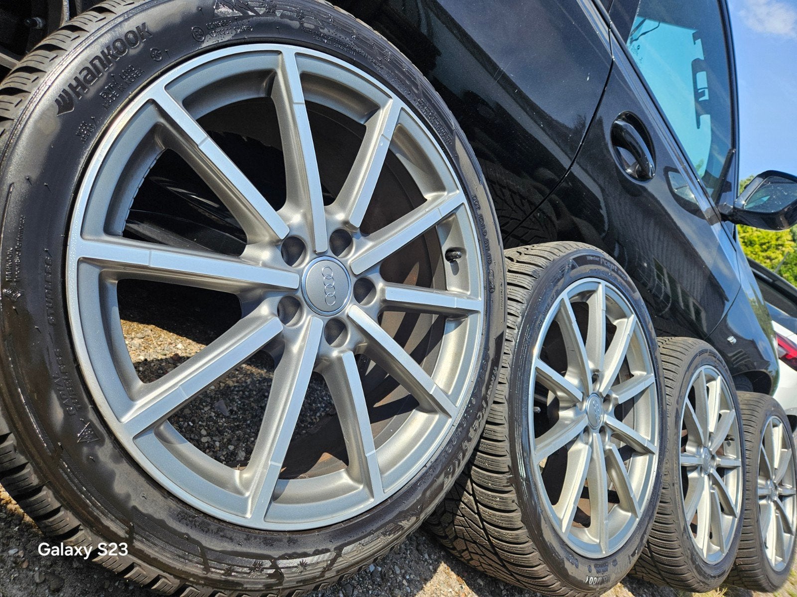 19 inch originele Audi A4 A6 S6 velgen Hankook banden 7mm, Ophalen of Verzenden