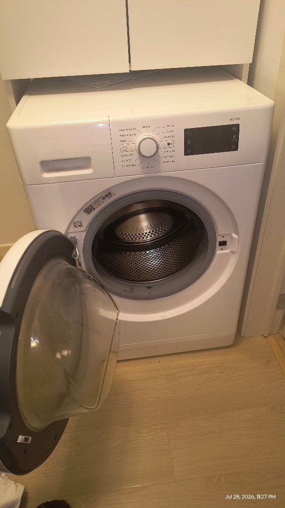 UDDARP Washer dryer, IKEA 500, 8/5 kg, Elektronische apparatuur, Wasmachines, 8 tot 10 kg, Ophalen, Zo goed als nieuw, Voorlader