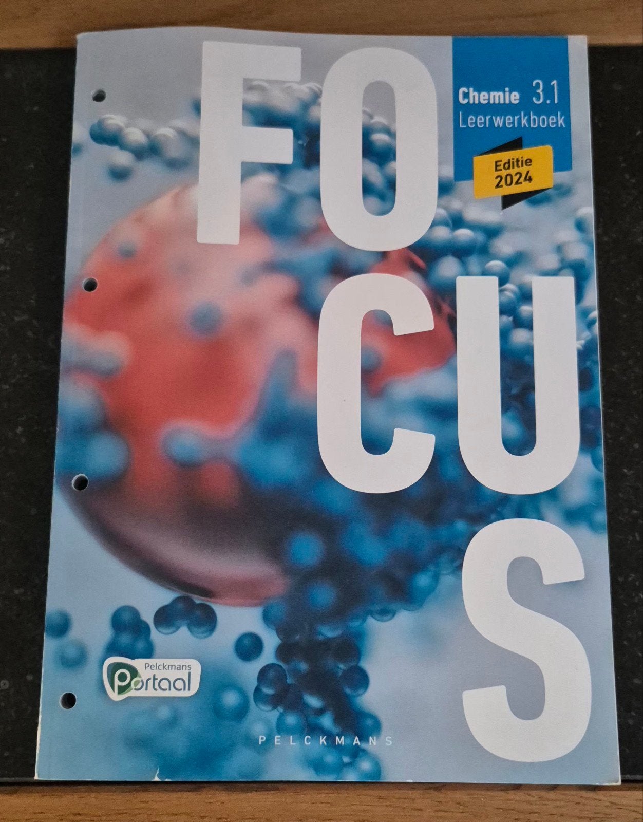 Focus Chemie 3.1 Leerwerkboek (editie 2024) (incl. Pelckmans, Ophalen of Verzenden, Nederlands