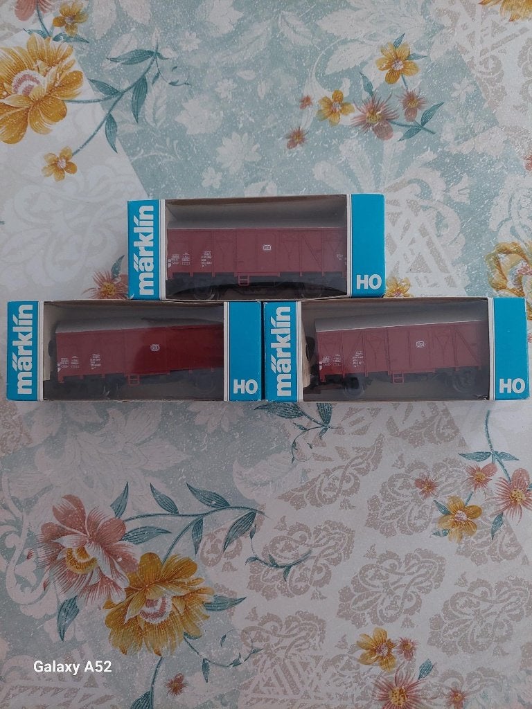 4410 Marklin HO - Lot de 3 Wagon de marchandises couverts., Hobby & Loisirs créatifs, Trains miniatures | HO, Analogique, Enlèvement ou Envoi