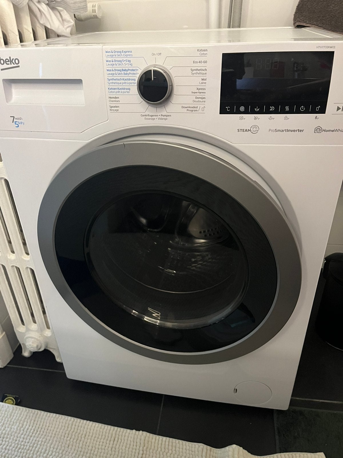 machine lavante séchante Beko, Electroménager, Lave-linge, 6 à 8 kg, Enlèvement, Utilisé, 1200 à 1600 tours