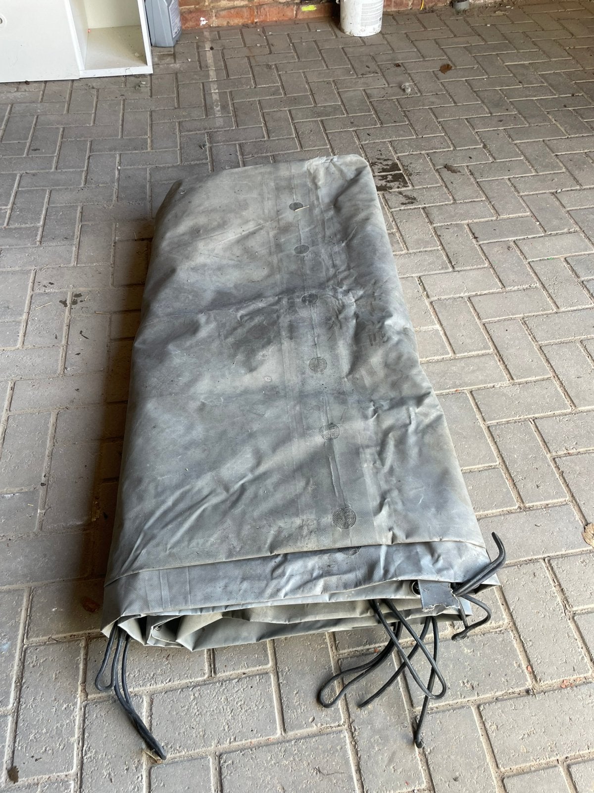 Voile d'hiver pour piscine 10mx4m80, Enlèvement, Utilisé