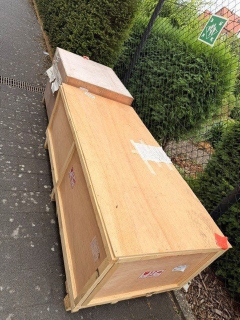 houten kisten, Doe-het-zelf en Bouw, Hout en Planken, Ophalen, Gebruikt, Overige houtsoorten, Overige typen