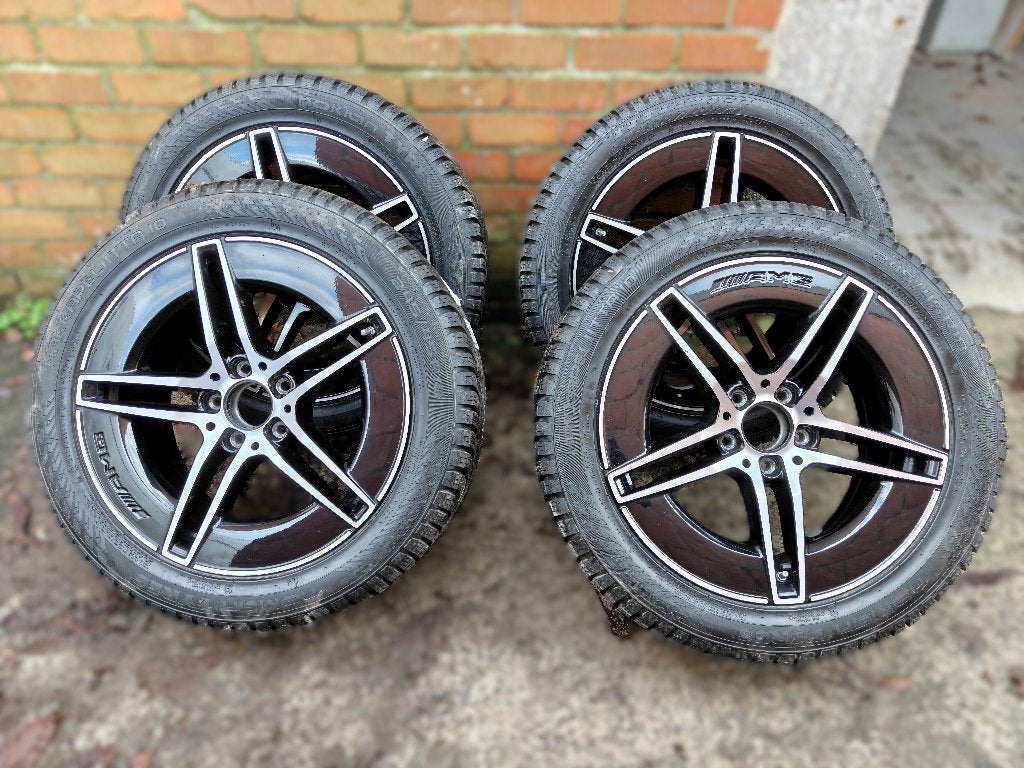 18 inch originele Mercedes AMG velgen in nieuwstaat, Auto-onderdelen, Banden en Velgen, Ophalen, 18 inch, 245 mm, Banden en Velgen