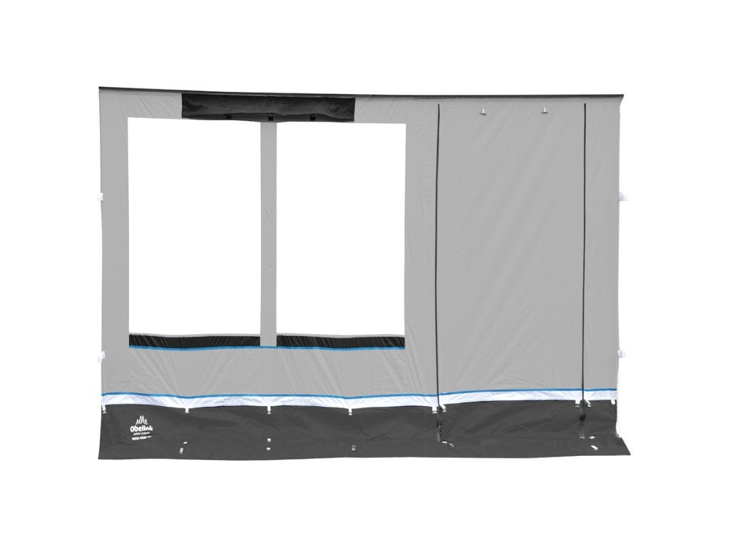 Voorwand en zijwand voor caravanluifel, Enlèvement, Comme neuf