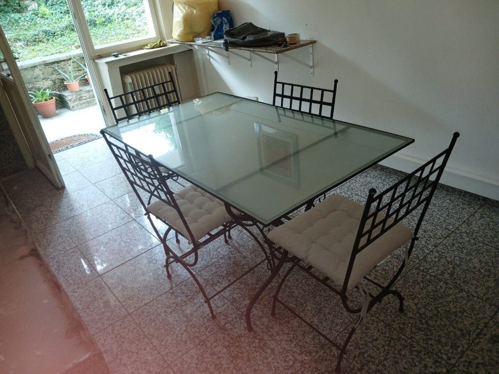 Table de jardin, Jardin & Terrasse, Enlèvement, Utilisé, Rectangulaire, Métal