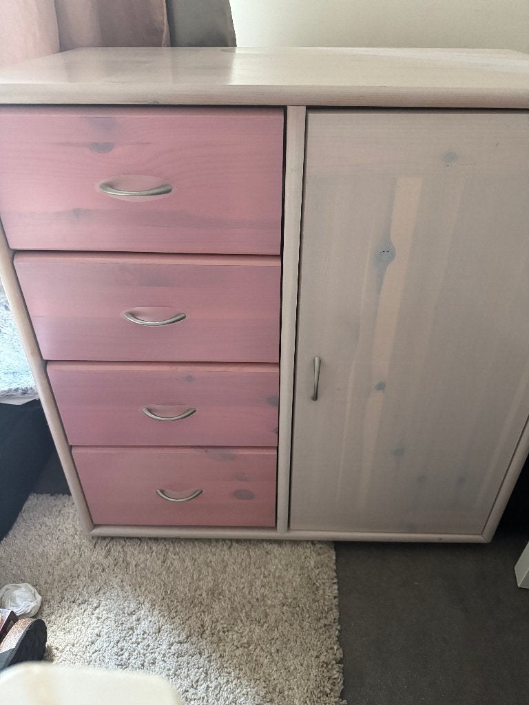 Comode Flexa en bois rose, Enlèvement, Comme neuf