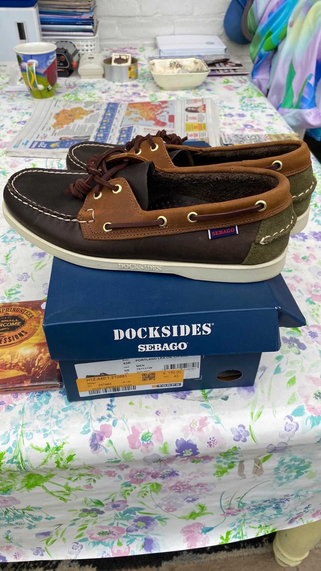 Heren sebago docksides.  Nieuw., Enlèvement ou Envoi, Neuf