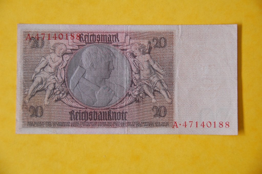 Deutsches Reich : 20 MARK 1929 A in zeer goede staat, Verzenden, Duitsland, Los biljet