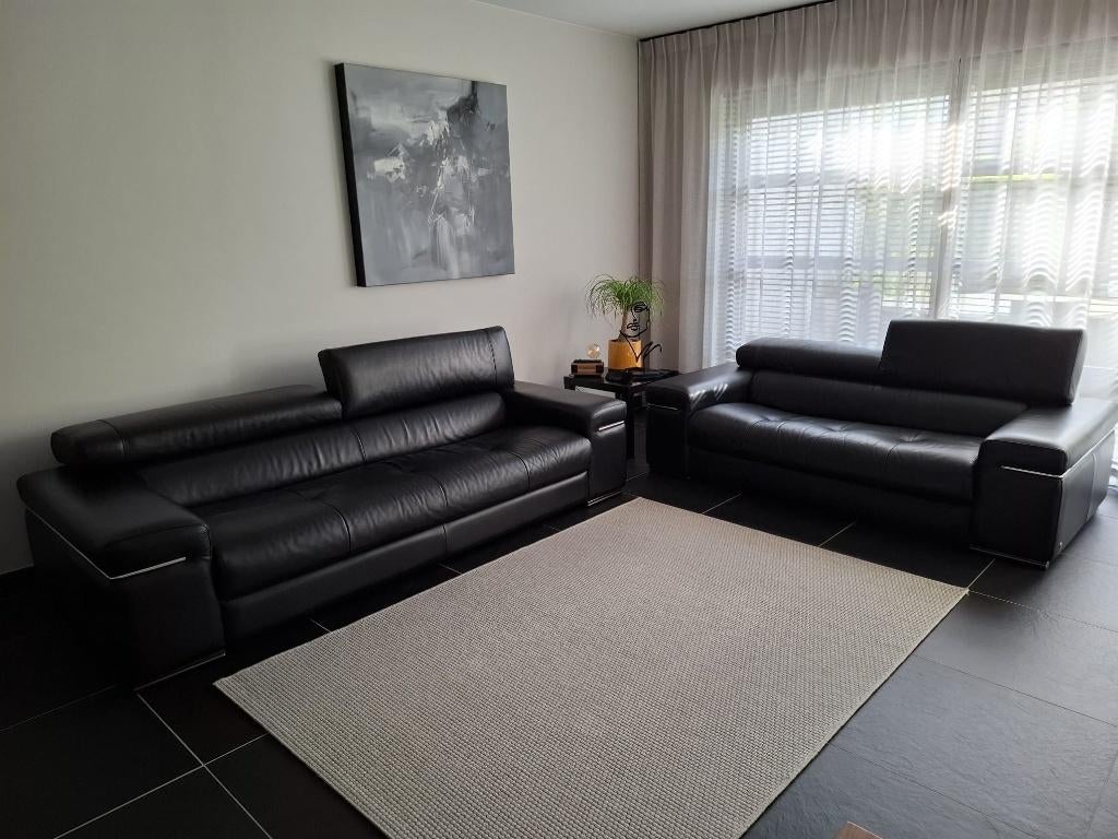 Salon natuzzi, Ophalen, Rechte bank, Leer