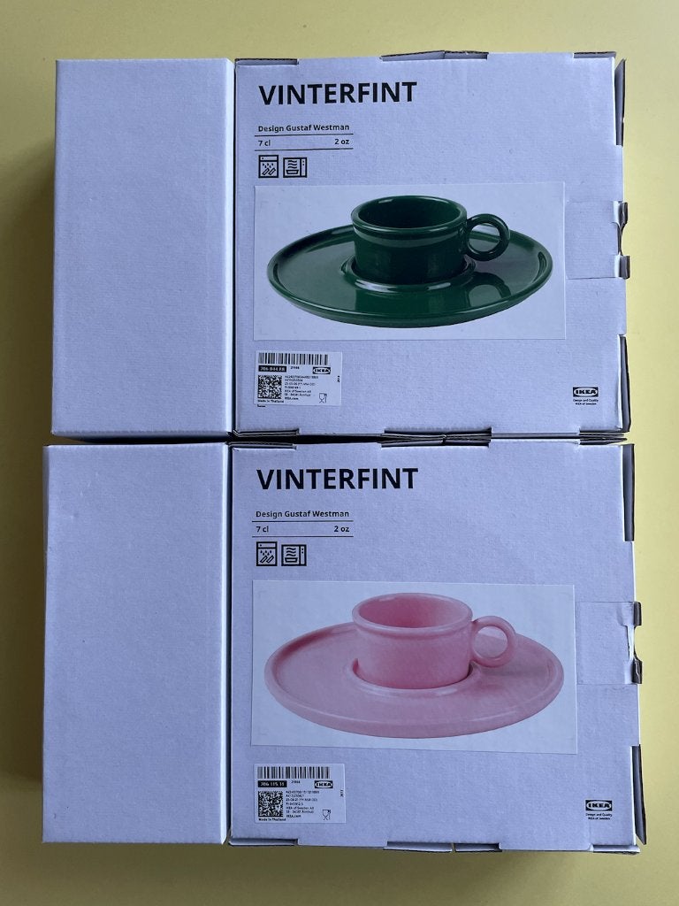 Koffietasjes Ikea x Gustaf Westmann - Vinterfint, Neuf, Enlèvement ou Envoi, IKEA, Tasse(s) et/ou soucoupe(s)
