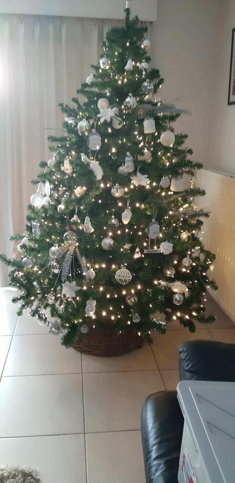 kerstboom triumph 215cm, Diversen, Ophalen, Zo goed als nieuw