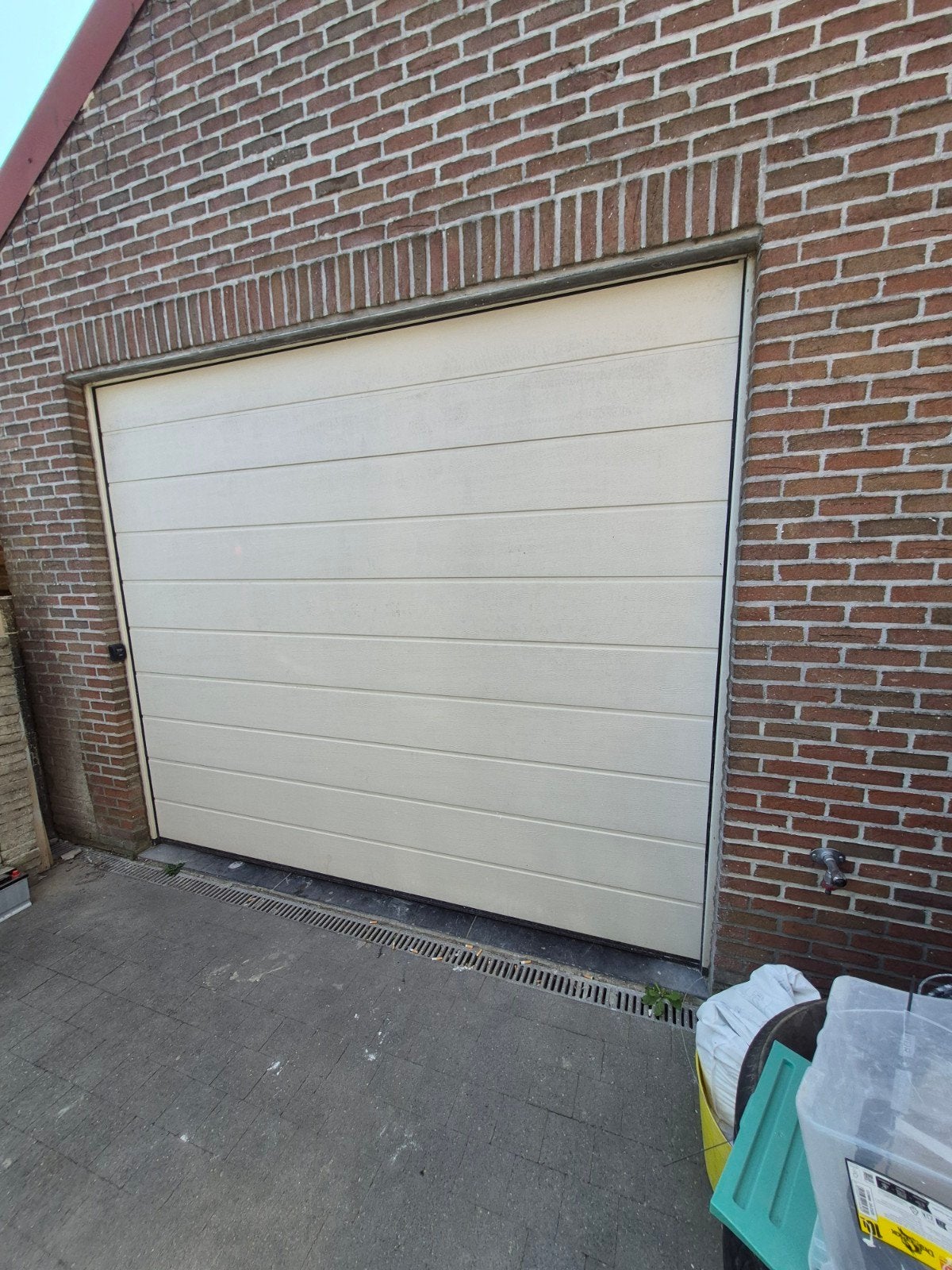 poort met motor te koop, Ophalen, Gebruikt, 200 cm of meer, 200 cm of meer