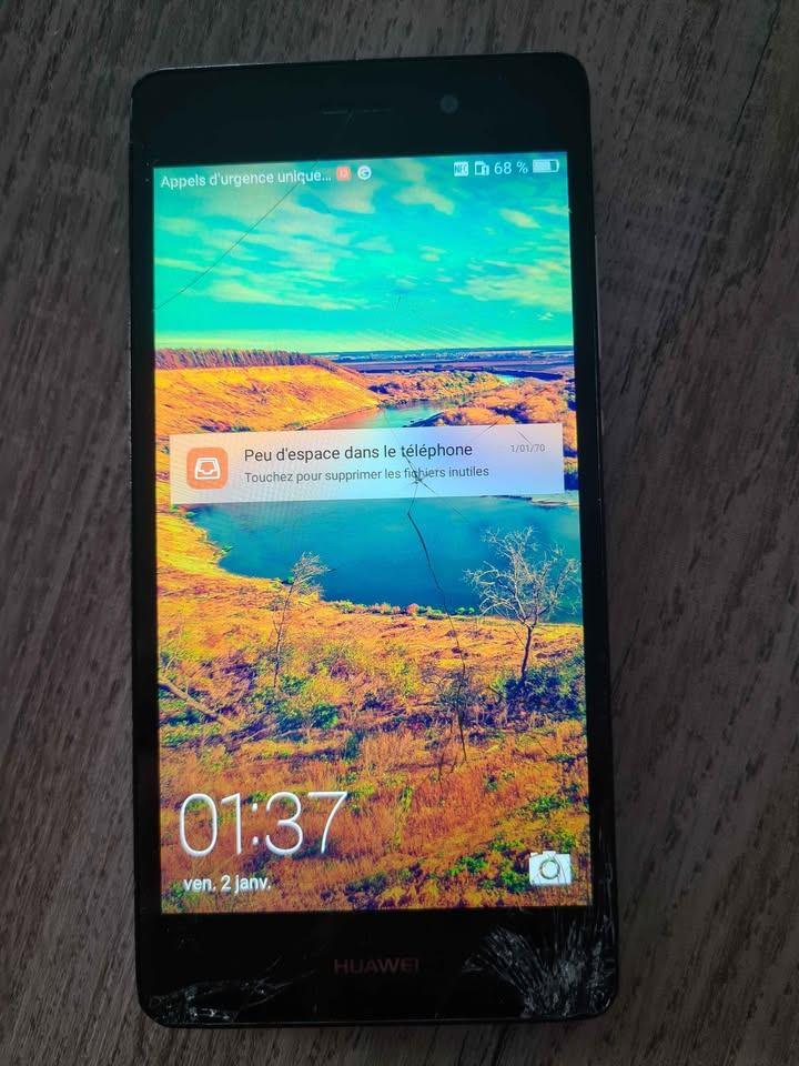 Huawei ALE-L21, Gebruikt, Zwart, Ophalen of Verzenden, Met simlock