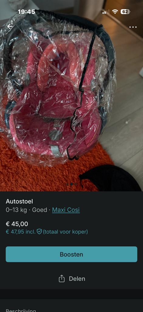 Maxi Cosi, Ceinture de sécurité, 0 à 18 kg, Enlèvement, Utilisé
