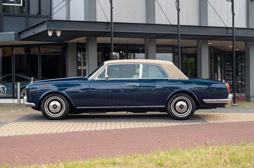Rolls-Royce Corniche II Coupe (bj 1978, automaat), Auto's, 4 zetels, Blauw, Leder, Bedrijf