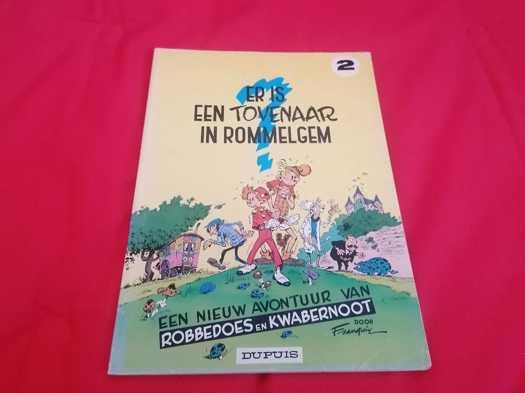 Strip Robbedoes en Kwabbernoot, tovenaar in Rommelgem, Gelezen, Eén stripboek, Ophalen of Verzenden, FRANQUIN