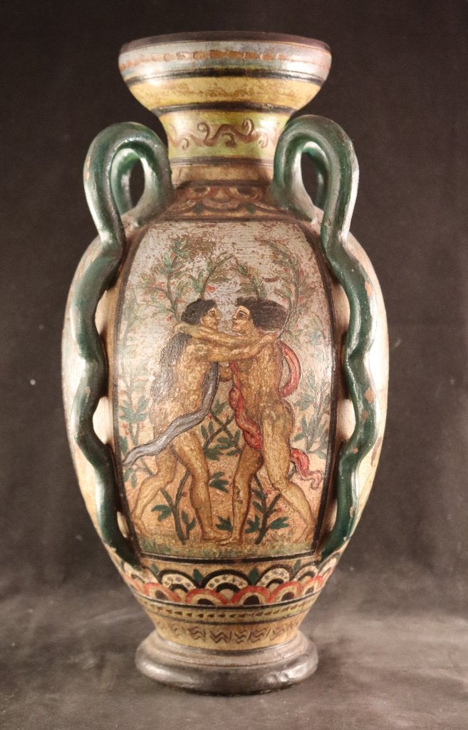 Magnifique vase méditerranéen en terre cuite, Enlèvement ou Envoi