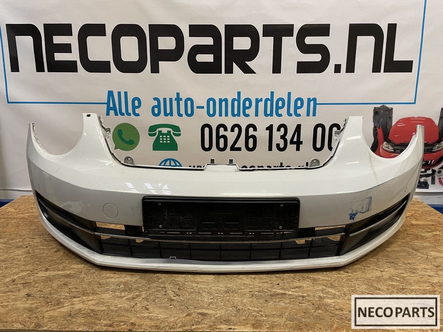 VOORBUMPER VW BEETLE BUMPER ORIGINEEL 5C5807221T, Gebruikt, -, Volkswagen, -