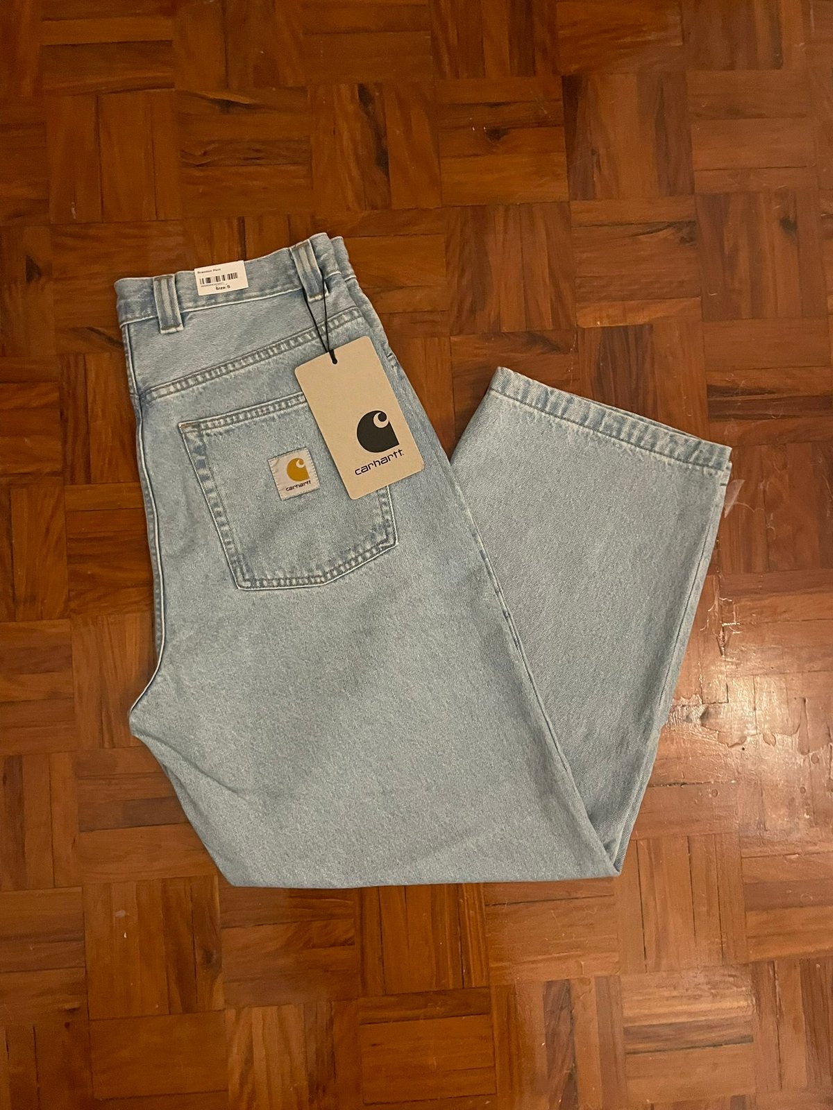Jean baggy Carhartt, Kleding | Heren, Verzenden, Nieuw, Blauw, Overige jeansmaten