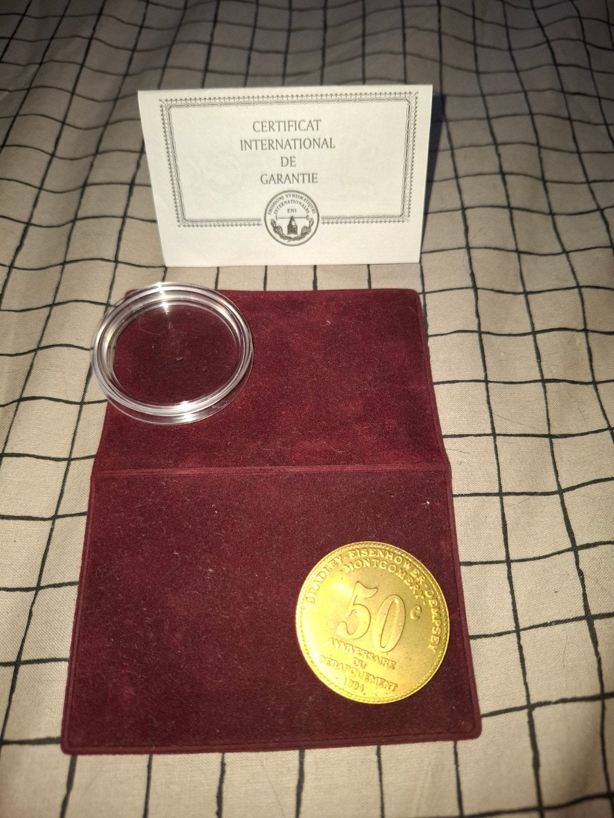 OVERLORD 50 - Herdenkingsmedaille ter gelegenheid van de 50e, Ophalen of Verzenden, België, 50 cent, Losse munt