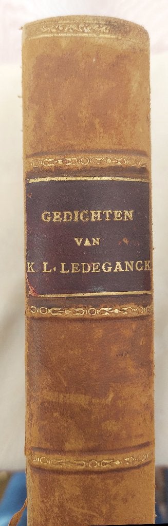 ANTIEK BOEK "GEDICHTEN DOOR KAREL LODEWIJK LEDEGANCK", Ophalen of Verzenden