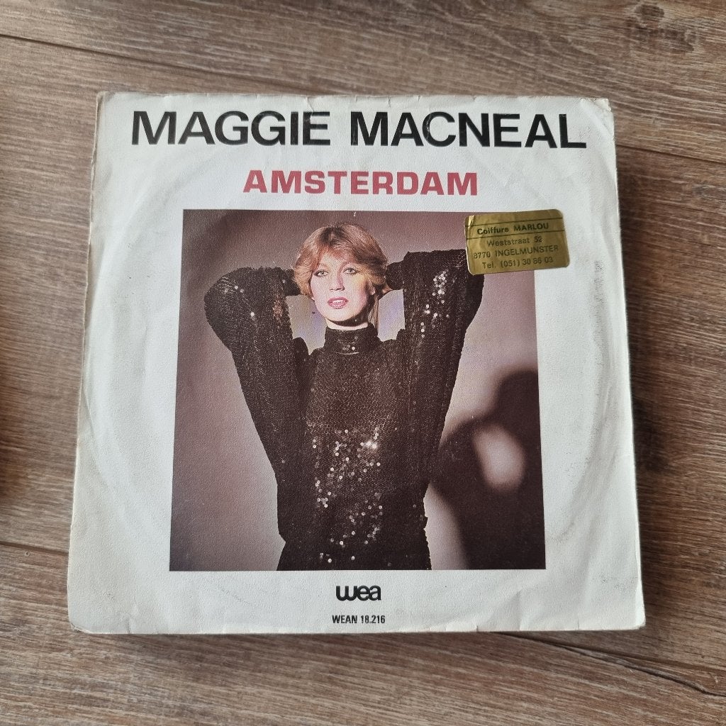 7" Maggie MacNeal - Amsterdam, CD & DVD, Enlèvement ou Envoi, Utilisé, 7 inch, En néerlandais