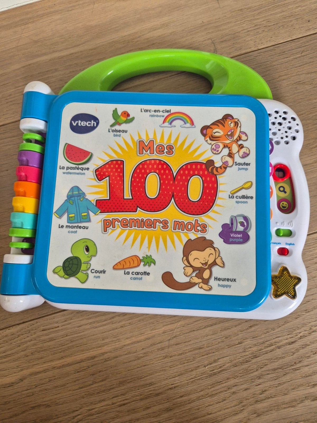 Vtech Mes 100 premiers mots, Enlèvement