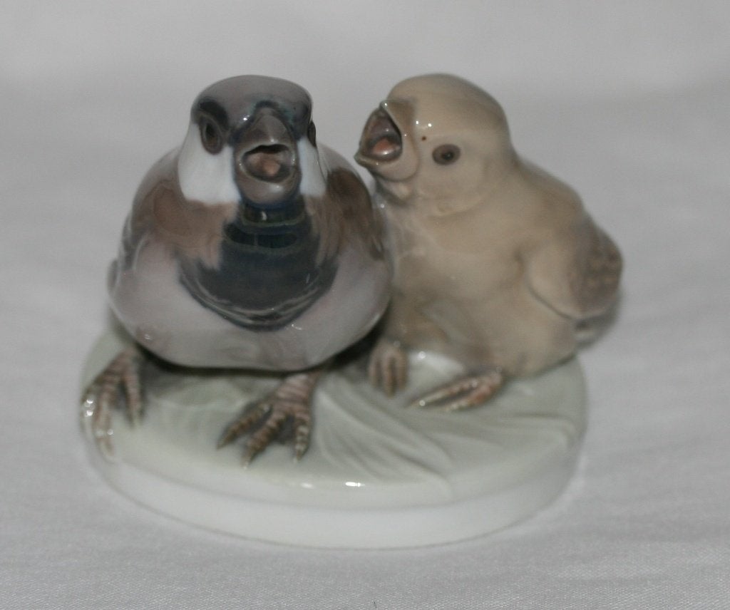 Kopenhagen beeldje vogeltjes - Porselein, Verzamelen, Ophalen of Verzenden, Zo goed als nieuw, Dier