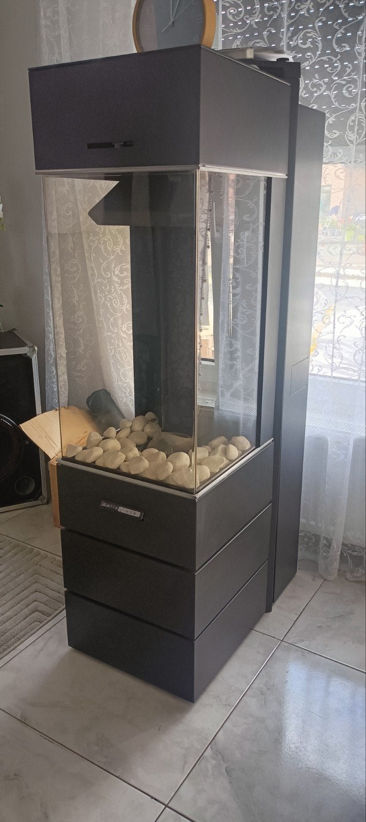 Poêle à granulés de luxe thermorossi Bellavista s2 12.4kw, Enlèvement
