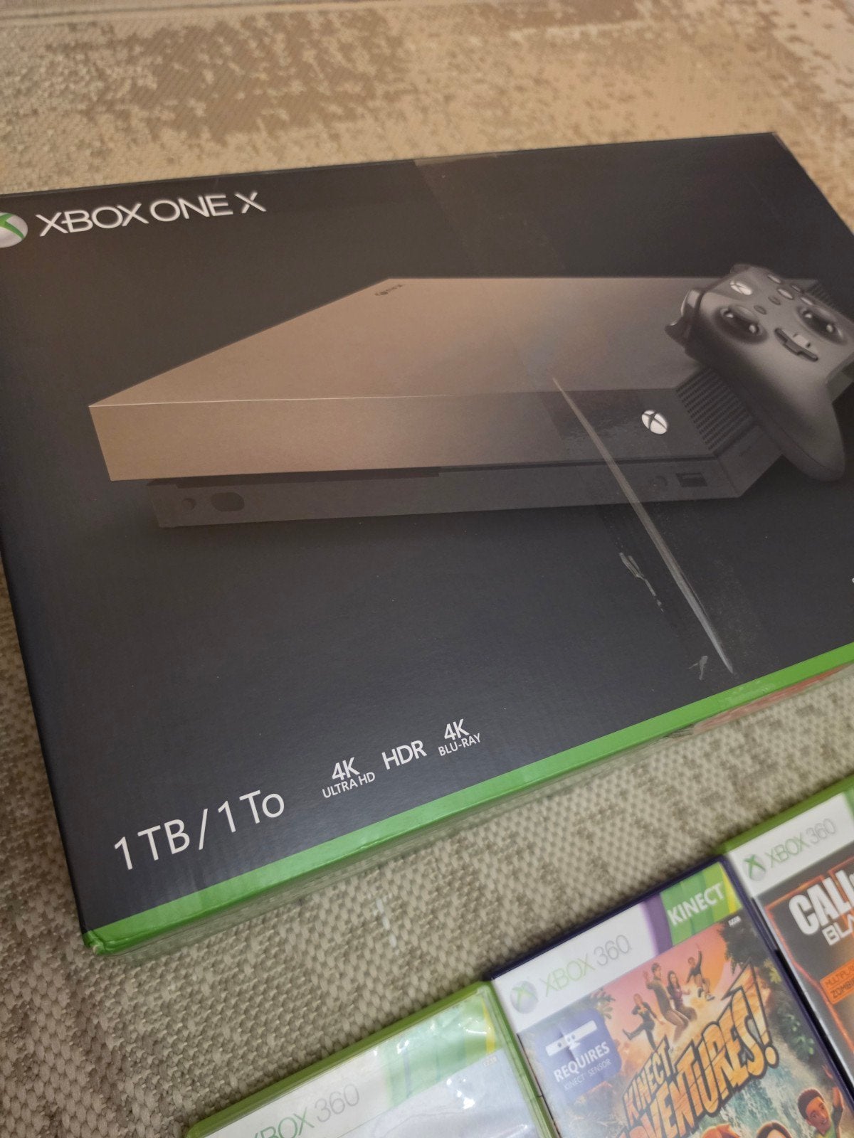 Xbox One X Limited Edition Gold Rush 1Tb+ 11x games+4x contr, Games en Spelcomputers, Spelcomputers | Xbox 360, Ophalen of Verzenden
