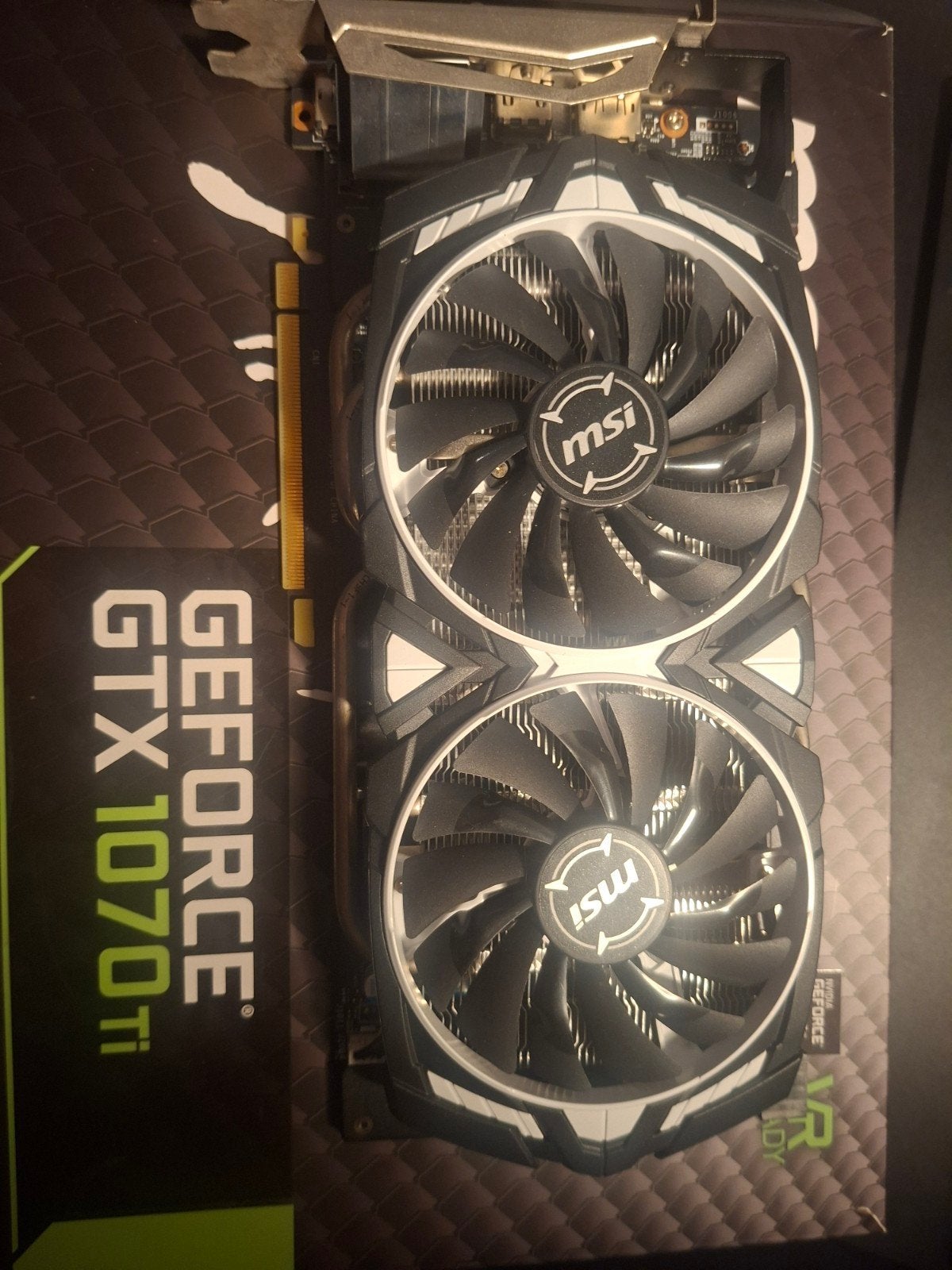 nvidia geforce GTX 1070 TI MSI armor 8gb, Informatique & Logiciels, GDDR5, Enlèvement, Utilisé, HDMI