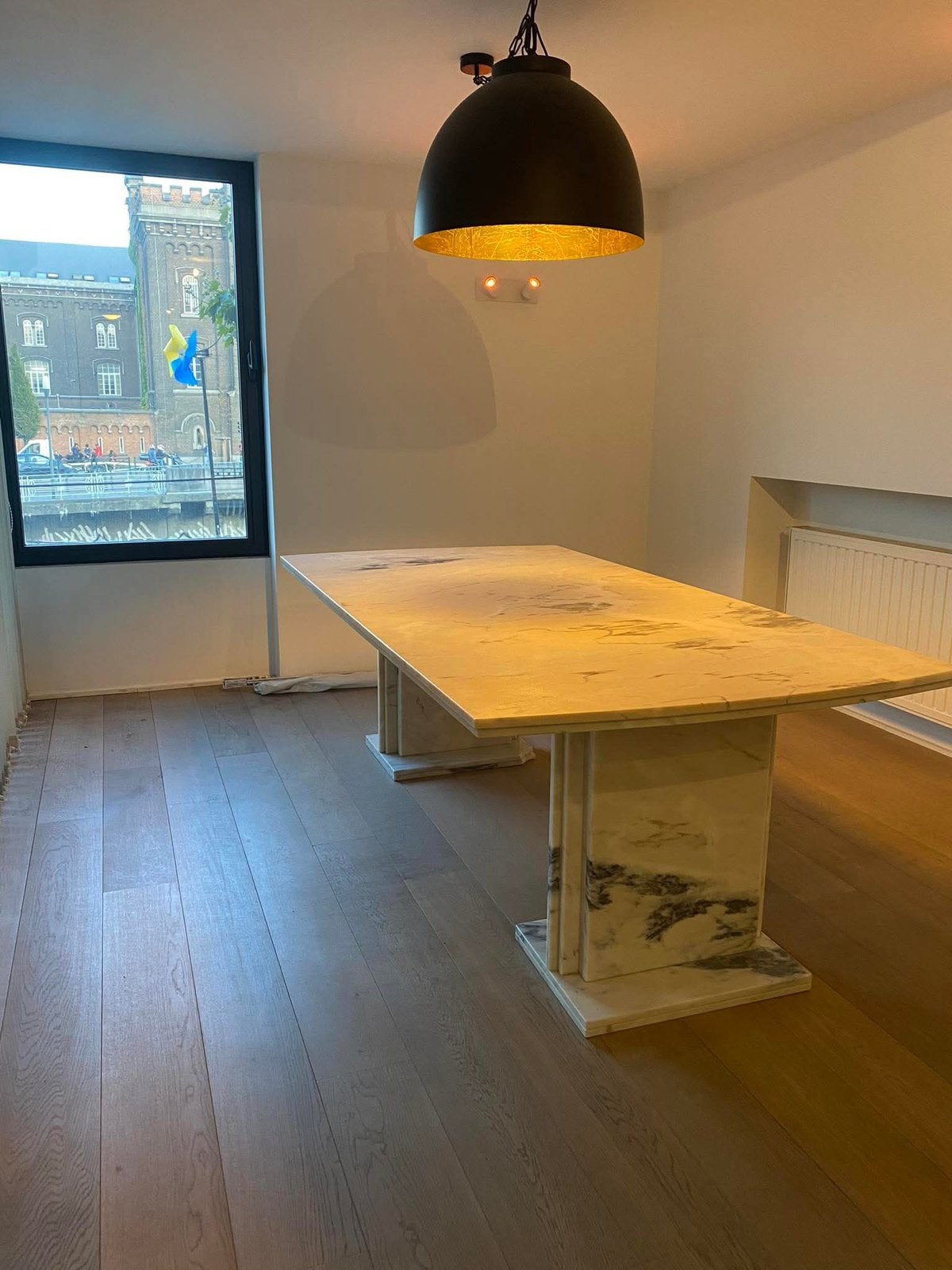 Marmeren tafel 240x100 cm, Ophalen