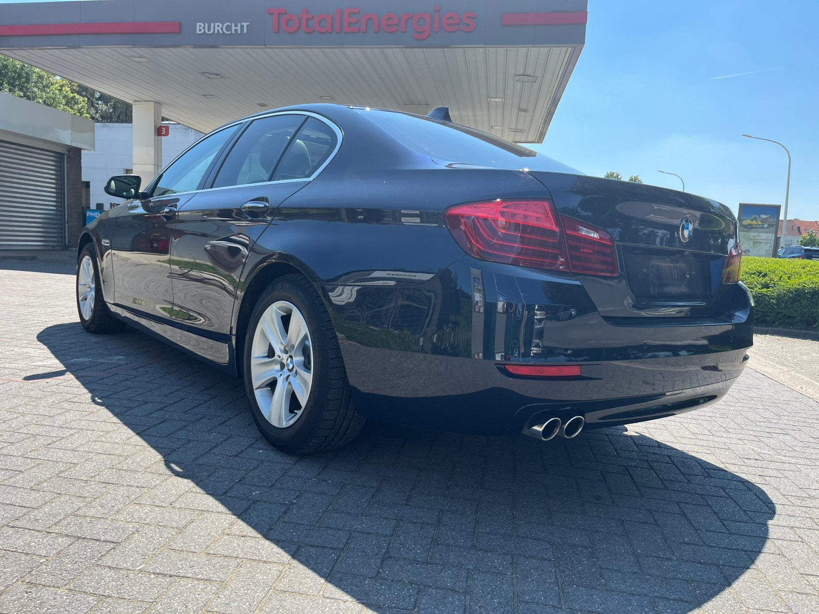 BMW 520D 2015/129000 km/Automaat, Automaat, 1995 cc, Blauw, Bedrijf
