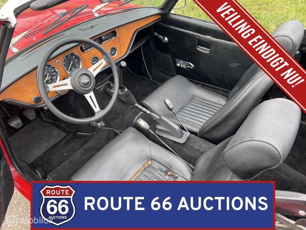 Triumph Spitfire Mk 4 | 1972 | Route 66 Auctions, Triumph, Zwart, Bedrijf, Handgeschakeld