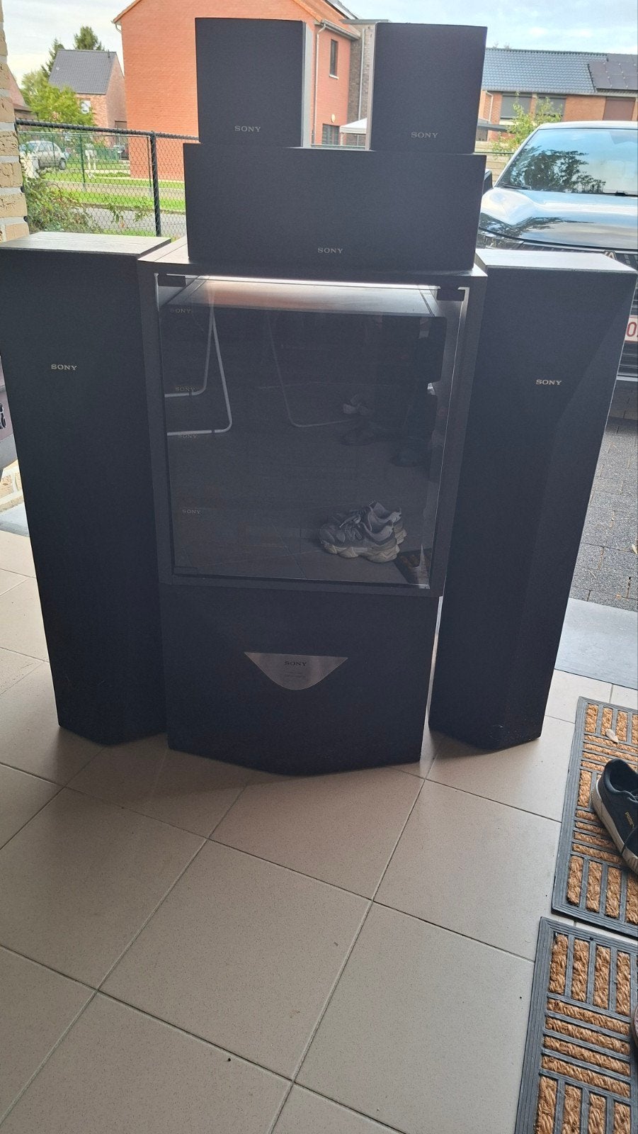 sterio sony dolby surround syst, Ophalen, Zo goed als nieuw, Sony