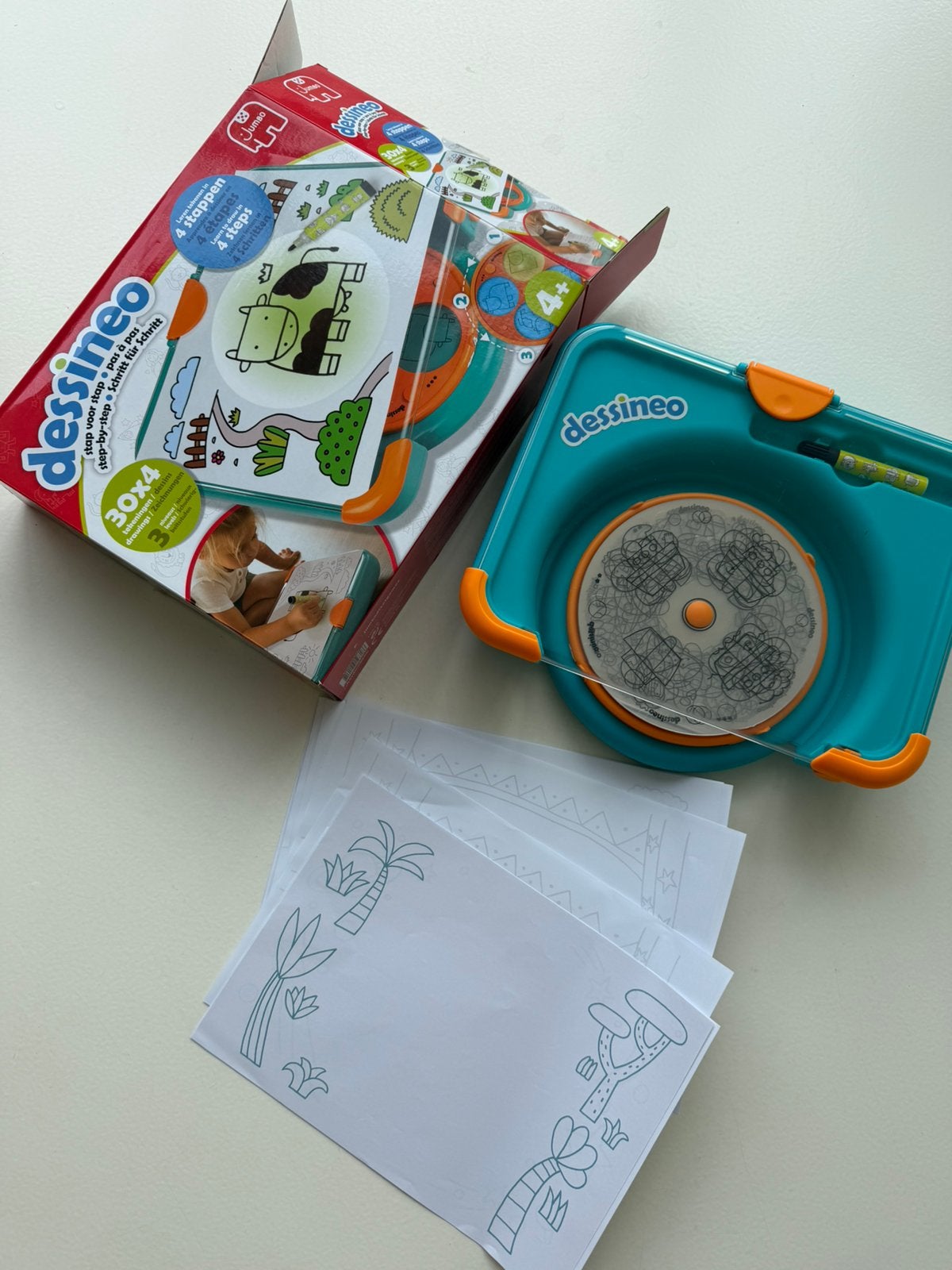 Dessineo tekenset Jumbo 4+, Ophalen, Gebruikt